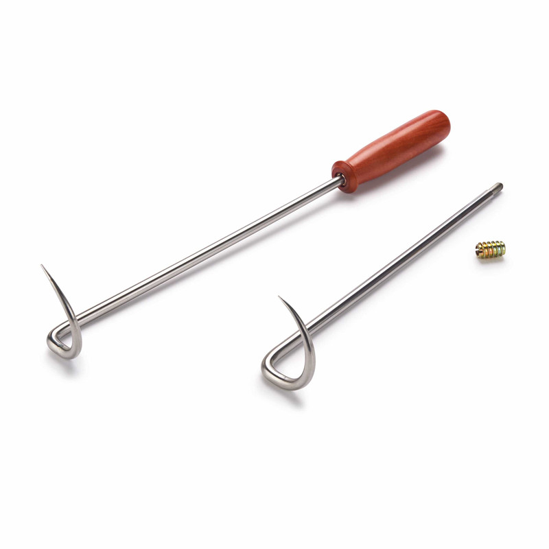 BBQ Pig Tail Flipper Turning Kit - 2 Piece - Length:10"